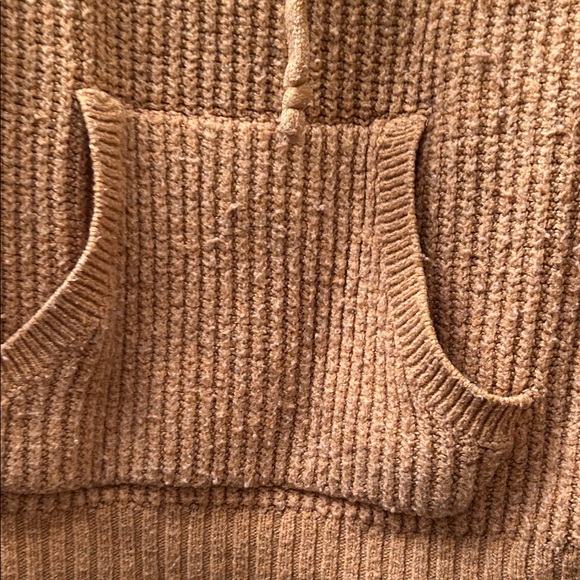 American Eagle Outfitters Brown Knit Hoodie - Picture 3 of 8